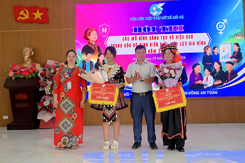 Xã Mù Cả tổ chức Hội thi các mô hình sáng tạo và hiệu quả trong xóa bỏ định kiến giới, bạo lực gia đình năm 2026